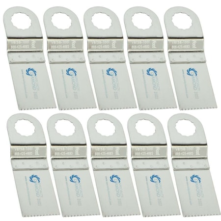 Versa Tool 30mm Stainless Steel Multi-Tool Saw Blades Fits Fein Supercut Oscillating Tools, PK 10 FB10E